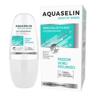 Aquaselin AQUASELIN Sensitive Women Specjalistyczny antyperspirant roll-on przeciw silnej potliwości (50 ml)