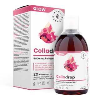 Aura Herbals AURA HERBALS Colladrop Glow - Kolagen HM 5000 mg w płynie (500 ml)