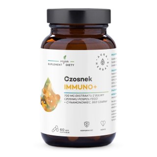 Aura Herbals AURA HERBALS Czosnek Immuno+ (60 kaps.)