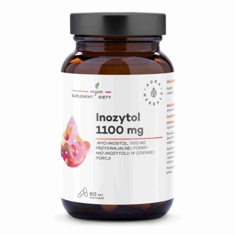 Aura Herbals AURA HERBALS Inozytol 1100 mg (60 kaps.)