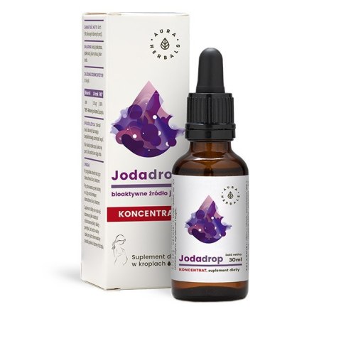 Aura Herbals AURA HERBALS Jodadrop - bioaktywne źródło jodu - koncentrat, krople (30 ml)