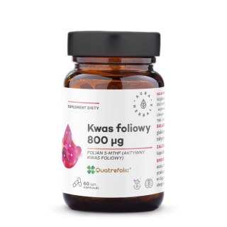Aura Herbals AURA HERBALS Kwas foliowy 800 µg (60 kaps.)