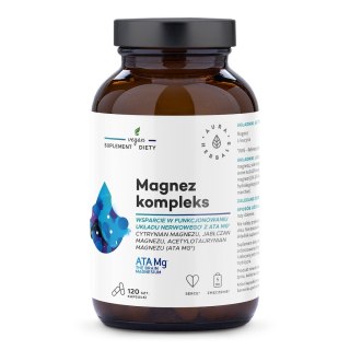Aura Herbals AURA HERBALS Magnez Kompleks ATA Mg (120 kaps.)