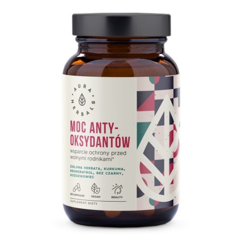 Aura Herbals AURA HERBALS Moc Antyoksydantów (60 kaps.)