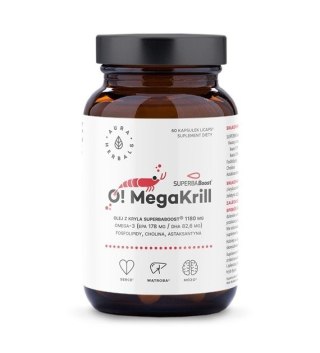 Aura Herbals AURA HERBALS O! MegaKrill - olej z kryla 1180 mg (60 kaps.)
