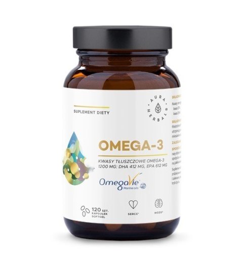 Aura Herbals AURA HERBALS Omega-3 1200 mg (120 kaps.)