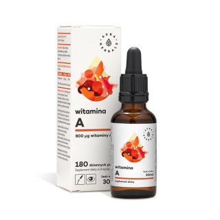 Aura Herbals AURA HERBALS Witamina A - Suplement diety w kroplach (30 ml)
