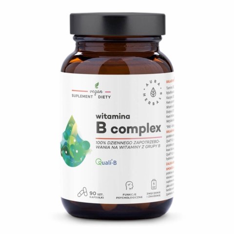 Aura Herbals AURA HERBALS Witamina B complex (90 kaps.)
