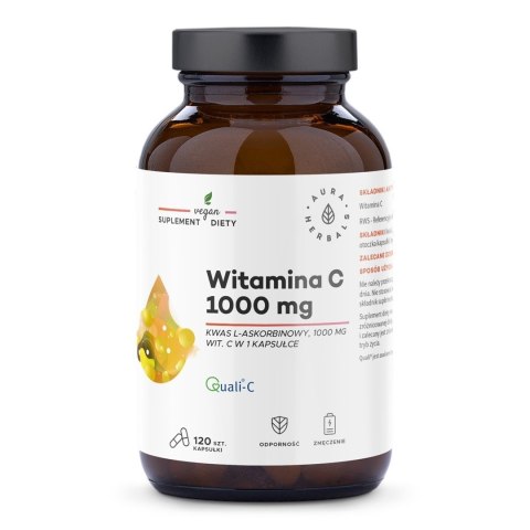 Aura Herbals AURA HERBALS Witamina C 1000 mg (120 kaps.)