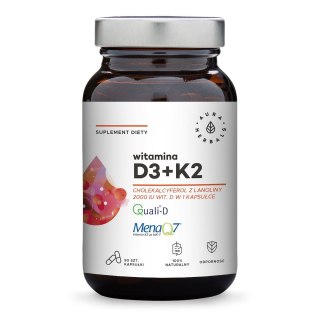 Aura Herbals AURA HERBALS Witamina D3 2000 IU + K2 (90 kaps.)