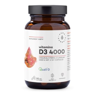 Aura Herbals AURA HERBALS Witamina D3 4000 IU (90 kaps.)