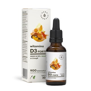 Aura Herbals AURA HERBALS Witamina D3 Forte w kroplach (30 ml)