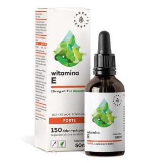 Aura Herbals AURA HERBALS Witamina E Forte - Suplement diety w kroplach (50 ml)