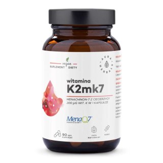 Aura Herbals AURA HERBALS Witamina K2 MK7 200 mcg (90 kaps.)