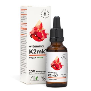 Aura Herbals AURA HERBALS Witamina K2mk7 w kroplach (30 ml)