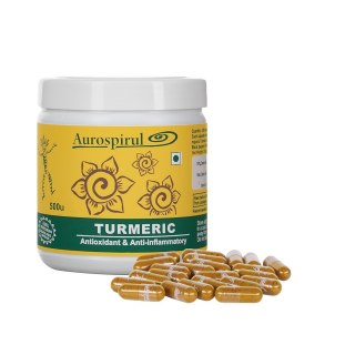 Aurospirul AUROSPIRUL Kurkuma - Turmeric (500 kaps.)
