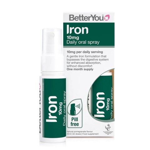 BetterYou BETTERYOU Iron 10 Daily Oral Spray - Żelazo 10 mg w sprayu (25 ml)