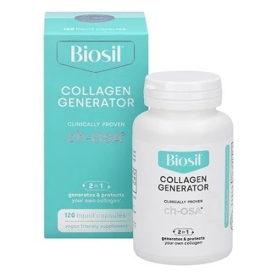 BioSil BIOSIL Advanced Collagen Generator - Zaawansowany generator kolagenu (120 kaps.)