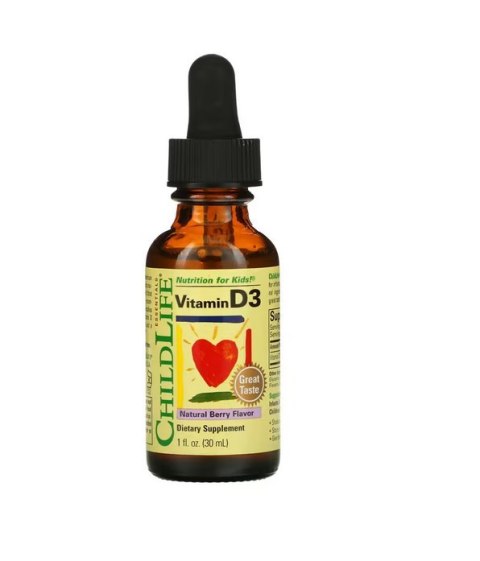 ChildLife CHILDLIFE Essentials Witamina D3 - Naturalna Jagoda (30 ml)