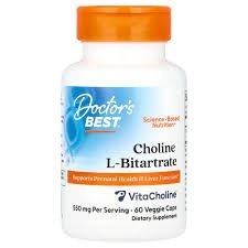 Doctor's Best DOCTOR'S BEST Choline L-Bitartrate (60 kaps.)