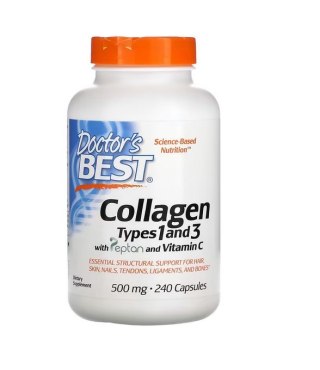 Doctor's Best DOCTOR'S BEST Collagen Types I and III (240 kaps.)