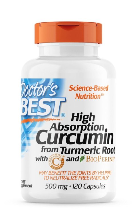 Doctor's Best DOCTOR'S BEST Curcumin From Turmeric Root with C3 Complex & BioPerine (120 kaps.)