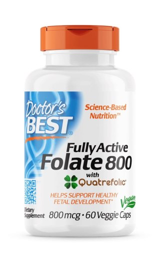 Doctor's Best DOCTOR'S BEST Folian Quatrefolic 800 mcg (60 kaps.)