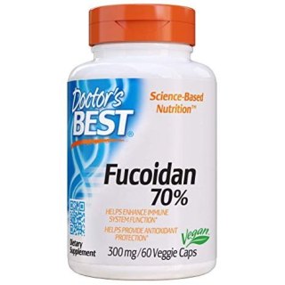 Doctor's Best DOCTOR'S BEST Fucoidan 70% - Ekstrakt Fucoidanu 300 mg (60 kaps.)