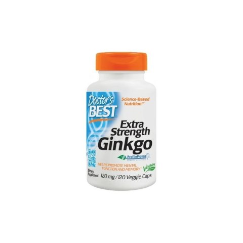 Doctor's Best DOCTOR'S BEST Ginkgo Biloba ekstrakt (120 kaps.)