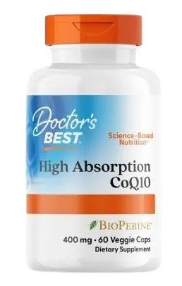 Doctor's Best DOCTOR'S BEST Koenzym Q10 400 mg i Piperyna BioPerine - Vegan (60 kaps.)