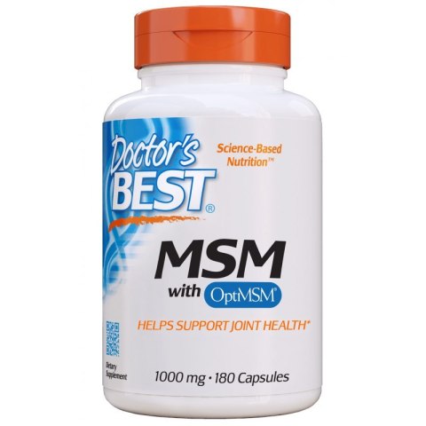 Doctor's Best DOCTOR'S BEST MSM OptiMSM (180 kaps.)