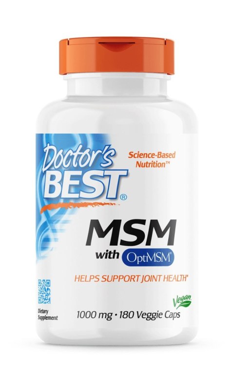 Doctor's Best DOCTOR'S BEST MSM with OptiMSM Vegan (180 kaps.)