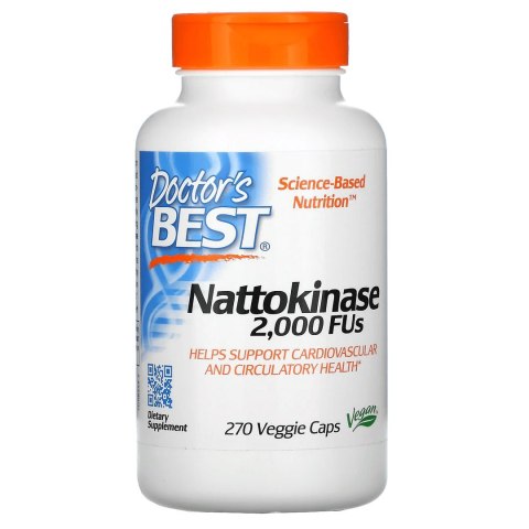 Doctor's Best DOCTOR'S BEST Nattokinase 2000 FUs (270 kaps.)