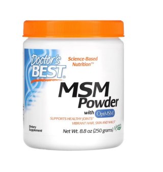 Doctor's Best DOCTOR'S BEST Siarka MSM - OptiMSM Metylosulfonylometan (250 g)