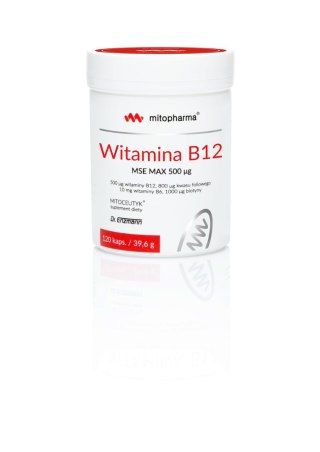 Dr. Enzmann MSE DR. ENZMANN MSE Witamina B12 MSE MAX (120 kaps.)