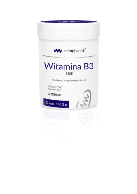Dr. Enzmann MSE DR. ENZMANN MSE Witamina B3 MSE (180 kaps.)