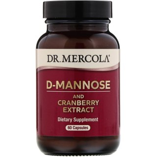 Dr. Mercola DR. MERCOLA D-mannoza z Żurawiną (60 kaps.)