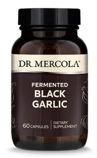 Dr. Mercola DR. MERCOLA Fermented Black Garlic - Fermentowany Czarny Czosnek (60 kaps.)