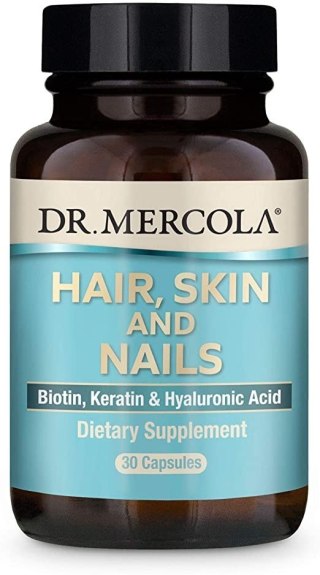 Dr. Mercola DR. MERCOLA Hair, Skin and Nails - Włosy, Skóra, Paznokcie (30 kaps.)