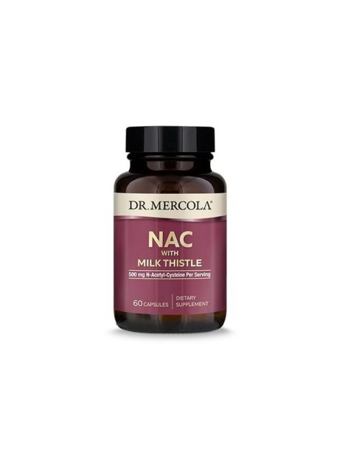 Dr. Mercola DR. MERCOLA NAC with Milk Thistle (60 kaps.)