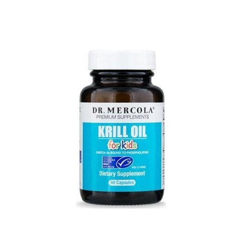Dr. Mercola DR. MERCOLA Olej z Kryla dla Dzieci (60 kaps.)