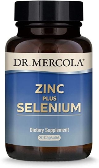 Dr. Mercola DR. MERCOLA Zinc plus Selenium - Cynk i Selen (30 kaps.)