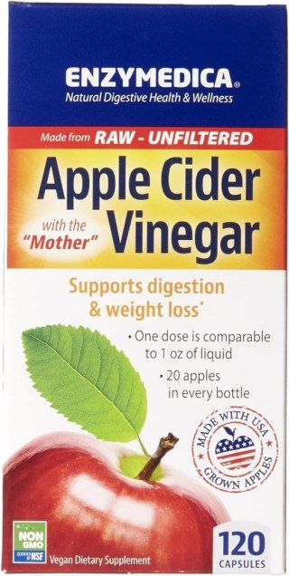 Enzymedica ENZYMEDICA Apple Cider Vinegar (120 kaps.)