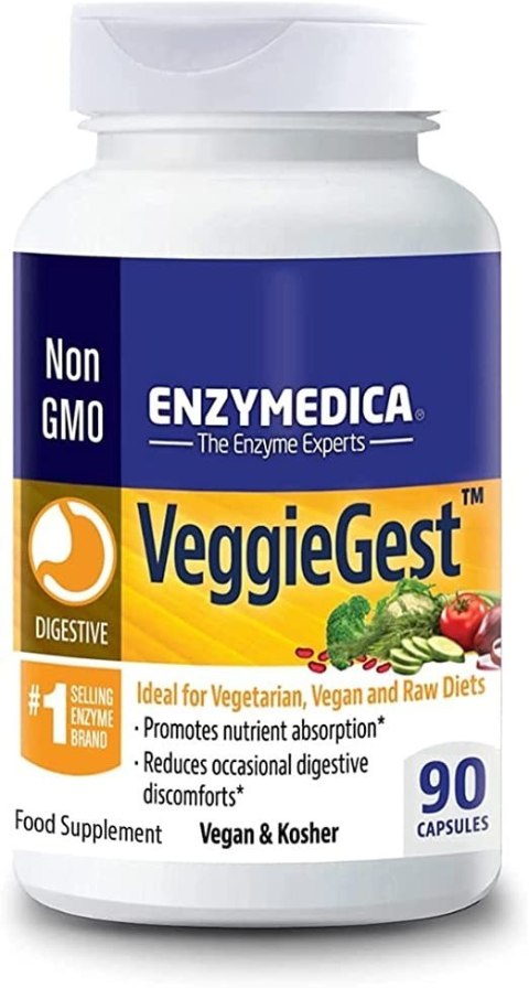 Enzymedica ENZYMEDICA VeggieGest (60 kaps.)