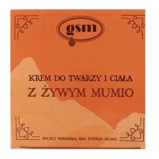 GSM GSM MUMIO Krem do Twarzy i Ciała z Żywym Mumio (200 ml)