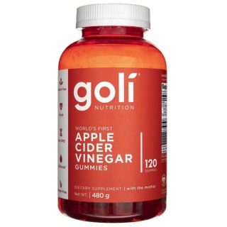 Goli Nutrition GOLI NUTRITION Apple Cider Vinegar Gummies - Ocet jabłkowy (120 żelek)