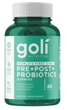 Goli Nutrition GOLI NUTRITION Pre+Post+Probiotics Gummies (60 żelek)
