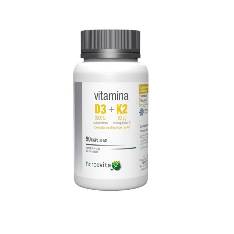 Herbovita HERBOVITA Witamina D3 + K2 (90 kaps.)