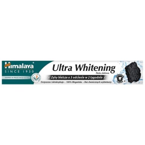 Himalaya HIMALAYA Gum Expert Ultra Whitening ziołowa pasta do zębów z węglem aktywnym (75 ml)