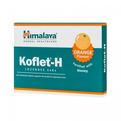 Himalaya HIMALAYA Koflet-H, pomarańczowy (12 tabl.)